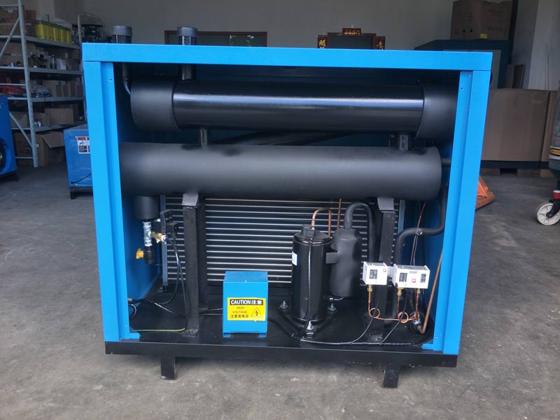 小型冷干机的冷凝器有几种形式